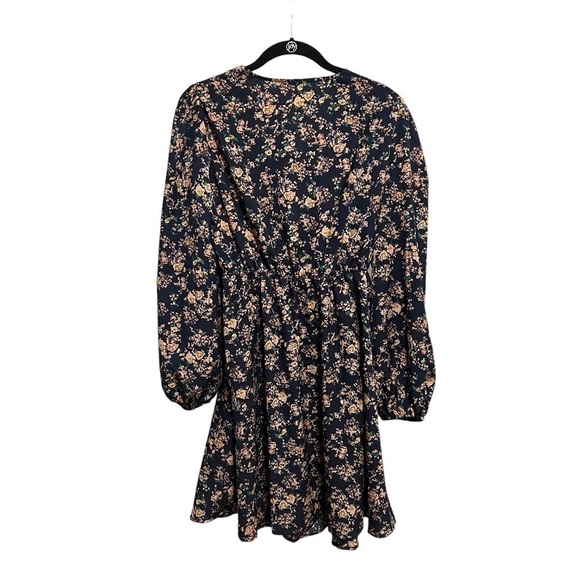 Cupshe , Alison Ditsy Floral Peasant Sleeve Mini Dress New with Tags - Picture 7 of 7